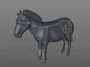zebra rigged 3D Модель