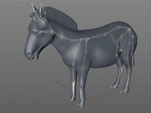 zebra rigged 3D Модель