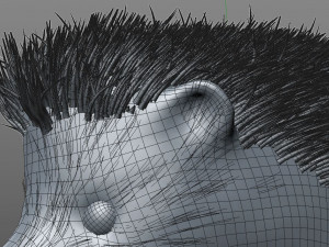 hedgehog rigged low poly animal 3D 模型