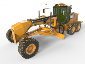 10 heavy industrial vehicles 3D Model