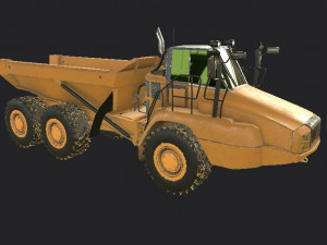 10 heavy industrial vehicles 3D Model