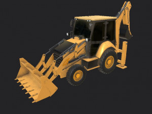 10 heavy industrial vehicles 3D Model