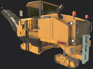 10 heavy industrial vehicles 3D Model