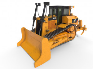 10 heavy industrial vehicles 3D Model