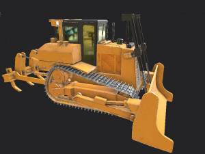 10 heavy industrial vehicles 3D Model