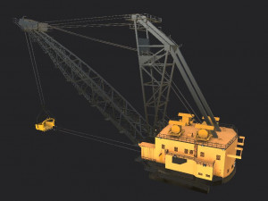 10 heavy industrial vehicles 3D Model