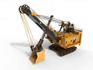 10 heavy industrial vehicles 3D Model