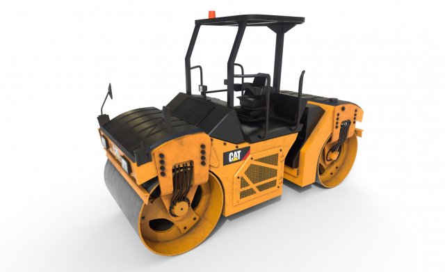 vibratory roller compactor cb8 3D 모델 .c4d .max .obj .3ds .fbx .stl .blend 