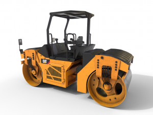 vibratory roller compactor cb8 3D 모델