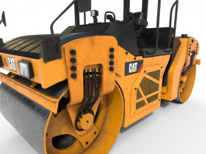 vibratory roller compactor cb8 3D 모델