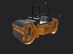 vibratory roller compactor cb8 3D 모델