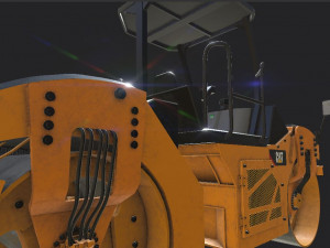 vibratory roller compactor cb8 3D 모델