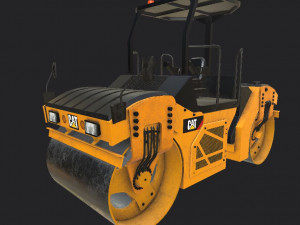 vibratory roller compactor cb8 3D 모델