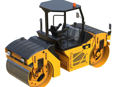 Вибрационный каток cb8 3D Модель