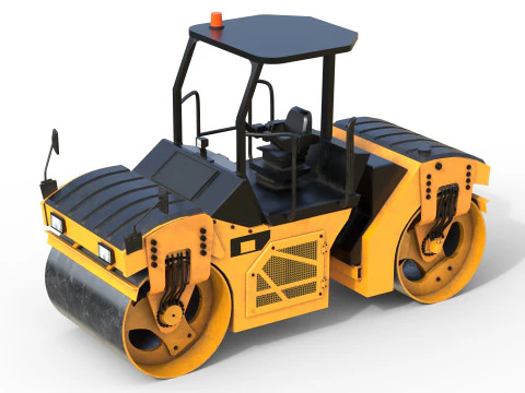 Vibratory roller compactor cb8 3D Model
