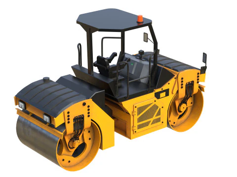 Vibratory roller compactor cb8 3D Model