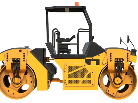Vibratory roller compactor cb8 3D Model