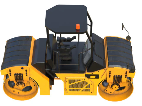 Vibratory roller compactor cb8 3D Model