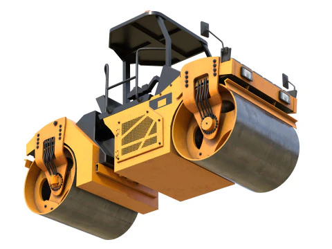 Vibratory roller compactor cb8 3D Model