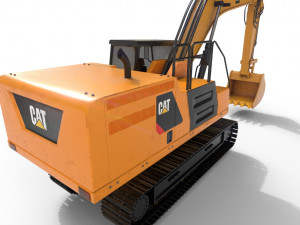 excavator digger 3Dモデル