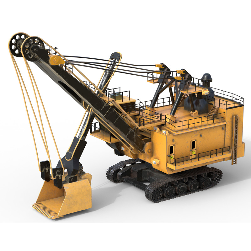 Pale elettriche a fune 7495 hq Modello 3D .c4d .max .obj .3ds .fbx .stl .blend