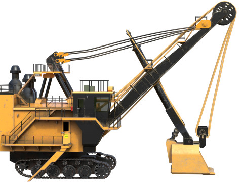 Pale elettriche a fune 7495 hq Modello 3D