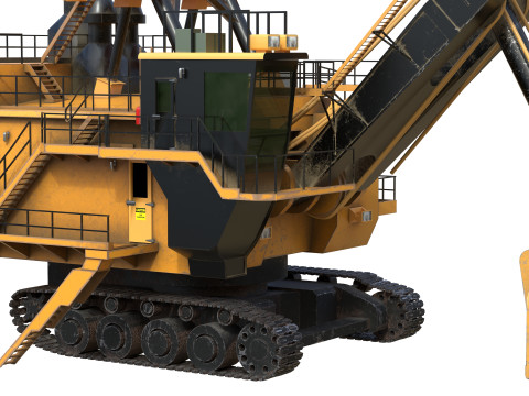 Pale elettriche a fune 7495 hq Modello 3D