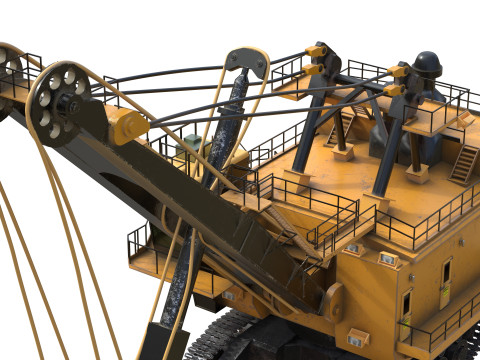 Pale elettriche a fune 7495 hq Modello 3D