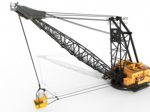 dragline crane 3D Model