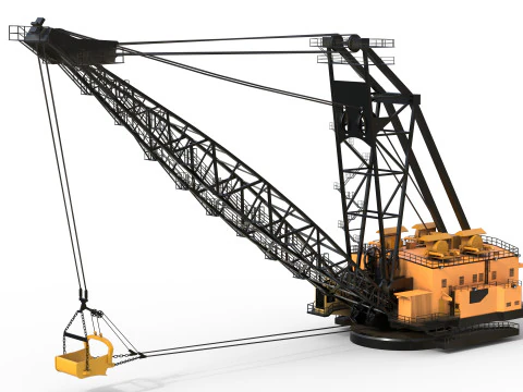 Derek dragline Model 3D