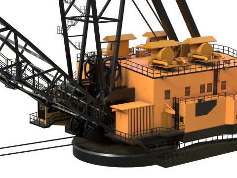 Derek dragline Model 3D