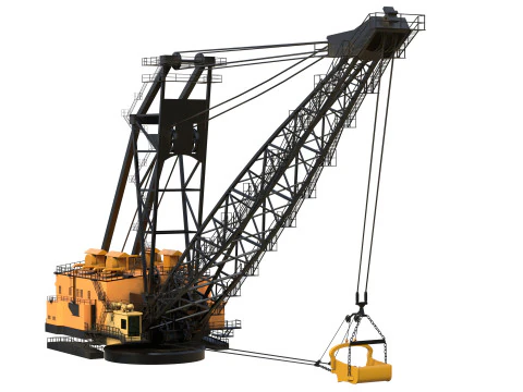 Derek dragline Model 3D