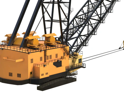 Derek dragline Model 3D