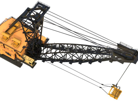 Derek dragline Model 3D
