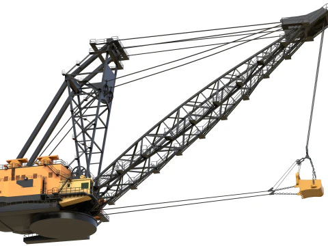 Derek dragline Model 3D