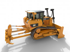 dozer heavy vehicle hq 3D-Modell
