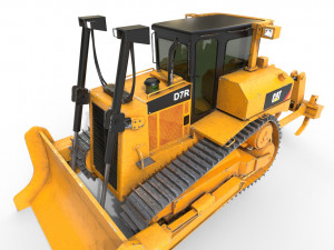 dozer heavy vehicle hq 3D-Modell