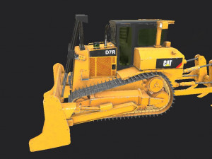 dozer heavy vehicle hq 3D-Modell