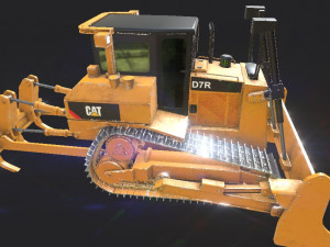 dozer heavy vehicle hq 3D-Modell