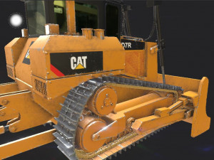 dozer heavy vehicle hq 3D-Modell