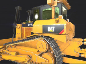 dozer heavy vehicle hq 3D-Modell
