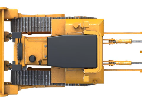 Dozer heavy vehicle hq D7R 3D Model