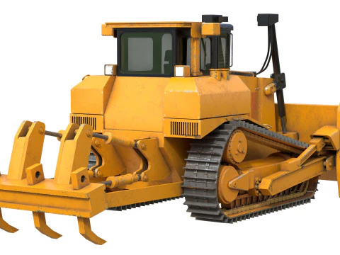 Dozer heavy vehicle hq D7R 3D Model