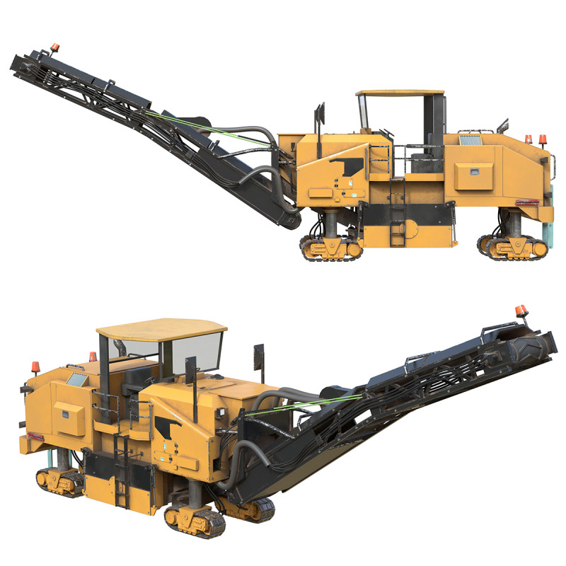 Frese a freddo pm200 - 22 mq hq Modello 3D .c4d .max .obj .3ds .fbx .stl .blend