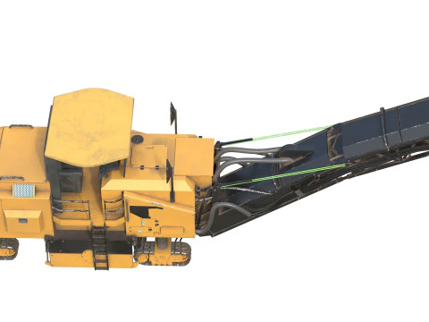 Cold planers pm200 - 22 m hq 3D Model