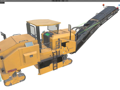 Cold planers pm200 - 22 m hq 3D Model