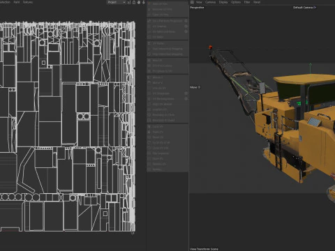 Cold planers pm200 - 22 m hq 3D Model
