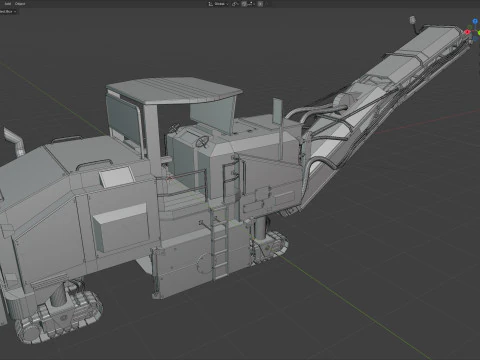 Cold planers pm200 - 22 m hq 3D Model