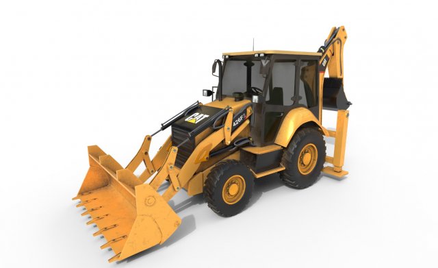 backhoe loaders 426f2 hq Modèle 3D .c4d .max .obj .3ds .fbx .stl .blend 