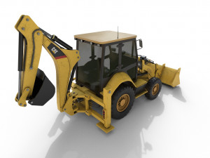 backhoe loaders 426f2 hq Modèle 3D